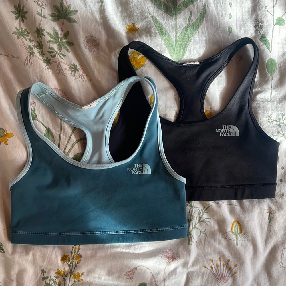 The North Face Sports Bras - Black and Teal